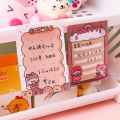 1 Book of 80 Pink Girls  Cute Sticky Notes Creative Office Stationery Message Notes. 