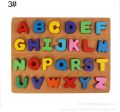 Wooden Children ABC Learning Toy Kids Educational Puzzle Board. 
