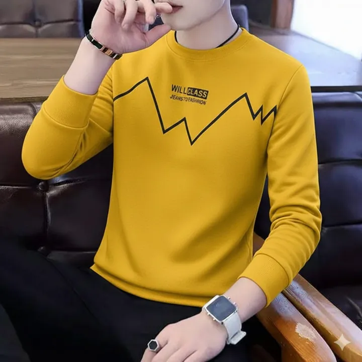[2026 Collection] Premium Black Full Sleeve T-Shirt for Men & Boys ...