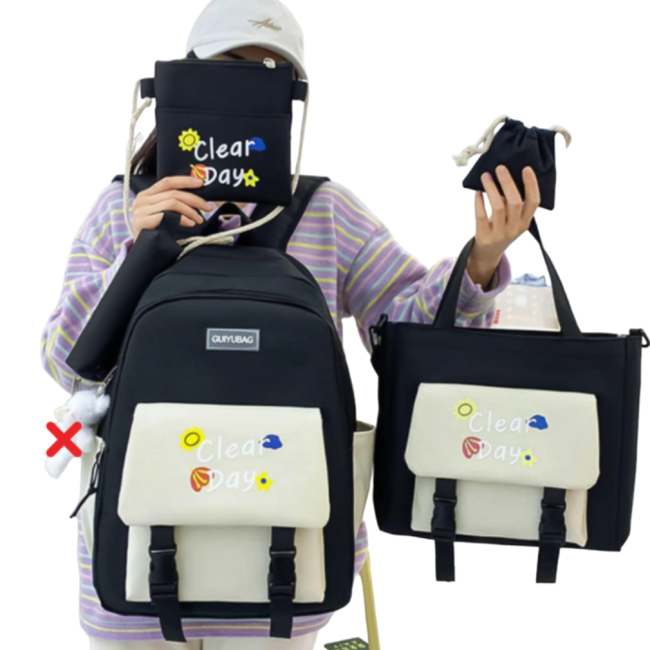 ZF: Unique Trending Piece School Bag Backpack For Girls 2nd to