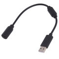 Wired controller usb breakaway cable adapter lead for 360 guitar hero Lonni. 