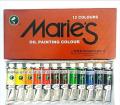 Maries Oil Painting Colours - 12 colours Marie's Oil Paints Set. 