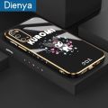dienya For Samsung Galaxy S20 Case Cartoon Kuromi Side Edge Pattern Luxury Plating Soft Silicone Protection Phone Cases. 