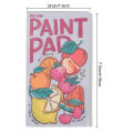 Certiou Mini Paint Pad Art Supplies Portable Watercolor Paint Pad with Brushes for Adults Kids Perfect for Home Travel Coloring Book Artist Quality Paint Pad. 