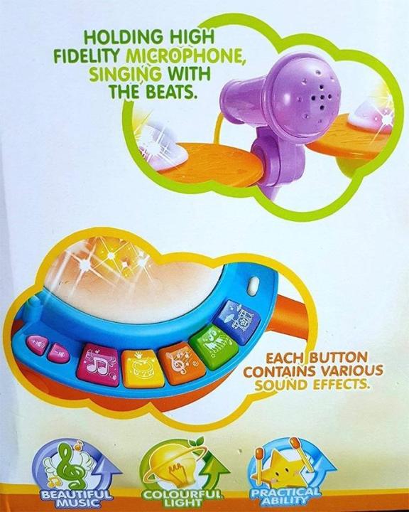 Drum%20Set%20With%20Mic/Drumstick%20For%20Kids%20-%20Image%206