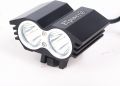 Power 5000 Lumens XM-L U2 LED Bicycle Light 6400mAh 4 Modes Waterproof LED Bike Lmap Head Light Super Bright Lighting Lamp for Outdoor Sports Like Camping Hiking. 