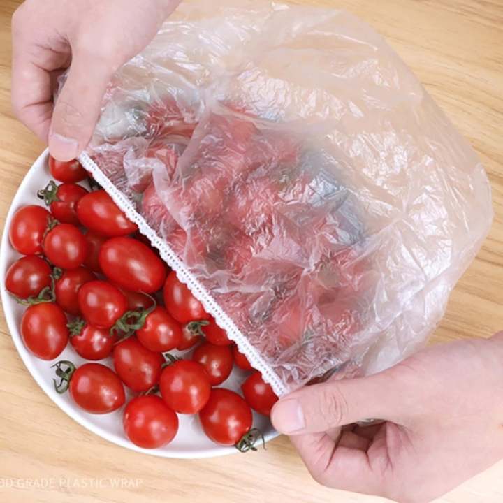 Food%20Cover%20Disposable%20Food%20Cover%20Plastic%20Wrap%20Elastic%20Food%20Lid%20Bowl%20Covers%20Food%20Wrap%20Kitchen%20Tool%20Food%20Fresh%20Keeping%20Seal%20Bag%20Cookware%20-%201/5/10/20/40/60/80/100%20Pcs%20-%20Image%205