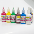Keep Smiling Unwashable 3D Fabric Colors Paint Set 12 x 30ml. 