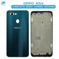 Oppo A5s Housing Middle Frame With Side Button and Camera Lens Complete Body Casing Replacement For A5s - Green. 