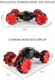 Gesture Sensor Rc Stunt Car Double Sided Rotating Offroad Remote Control 4Wd 2.4Ghz Twisting Vehicle With Light Mini Deformation Toy Cars For Kids Boys New Pack Of 1, Multicolor. 