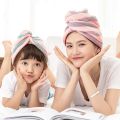 Magic Drying Microfiber Hair Towel Wrapped Turban Turbie Twist. 