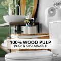 (Pack of 10) WBM Toilet Tissue Roll - 3 PLY  | Super Abosrbent Toilet Paper Roll (230s). 