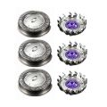 9 Pcs Replacement Shaver Head for Philips Norelco HQ3 HQ4 HQ55 HQ56 HQ6900 HQ6868 HQ5812 HQ6874 Razor Blade. 