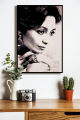Tehmina Durrani framed illustration artwork portrait. 