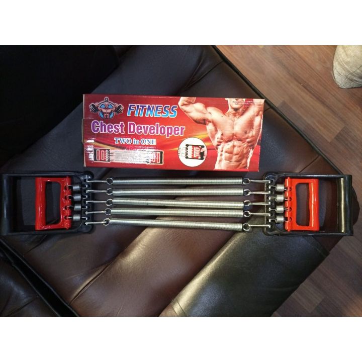 Chest Expander 5 Spring High Quality | Daraz.pk