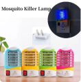 MS - Mini Mosquito Lamp LED Night Light Household Electronic Mosquito Repellent Lighting Socket EU Plug Fly Insect Killer Catcher - 1 Piece. 