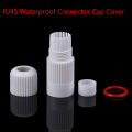 Rj45 Waterproof Connector Cap Cover For Outdoor Network Ip Camera Pigtail Cable. 