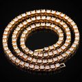 14/20MM width Prong Rhombus Cuban Link Necklace for Women Iced Out Chain Gold Silver Color Thick Cuban Necklace Hip Hop Jewelry. 