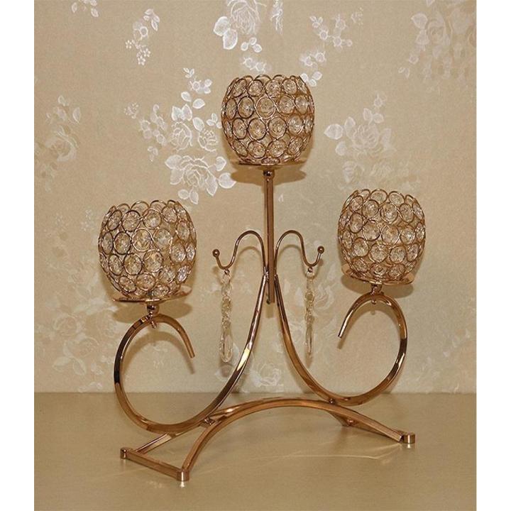 Metal Golden Candle Holder