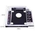 Universal 2nd HDD Caddy 12.7MM SSD HDD Case Enclosure For Laptop DVD-ROM CD-ROM. 