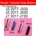 【2023】 For Samsung Galaxy S3 i9300 S7 Edge J5 J7 2016 J510 J710 / J3 J5 J7 2017 J730 J530 J330 Volume Power On Off Side Button Key. 