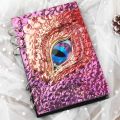 2Pcs DIY Book Cover Crystal Epoxy Resin Mold Dragon Eye Notebook Case Mirror Silicone Mold. 
