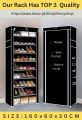 multi layers Shoe Racks portable for 20 to 36  pairs washable cloth cover , 12mm steel pipes  shoe cabinet Storage. 
