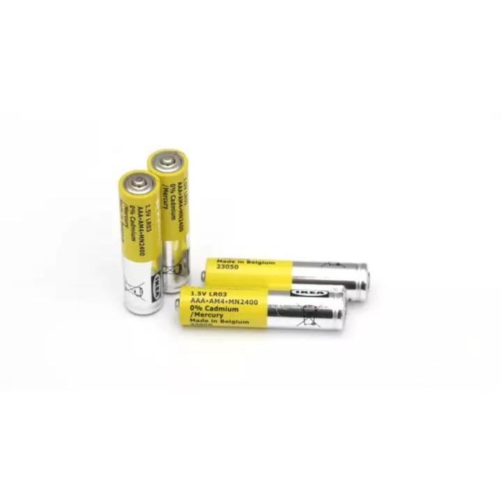 IKEA Battery alkaline, LR03 AA 1.5V,Pack of 10 Cell, use for remote/camers/etc made in belgium