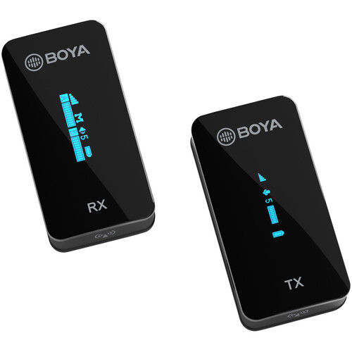 3 Years Warranty - BOYA BY-XM6-S1 Digital Camera-Mount True-Wireless 1-Person Microphone System (2.4 GHz)