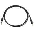 1m 3ft Toslink to Mini Plug 3.5mm Digital Optical SPDIF Cable Plated. 