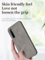 Lenuo For Realme 6 Sheepskin Leather Shockproof Case Luxury Matte Back Cover. 