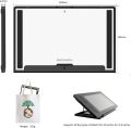 GAOMON GMS01 Universal Adjustable Tablet Stand PD1161/PD156PRO and Other Pads/Art Tablets/Books Less Than 12mm Thickness. 