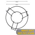 Heavy Duty STOVE TOP GRILL Hot Pot Stand Pan Chrome Plated Stand Kettle Stand Tea Pot Holder Plant Pot Stand Cooker Stand - 8 inches. 