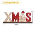 Christmas Decoration Wood Southeast Asian Christmas Wooden Table Decorations Santa Claus Snowman Snowflake Festive Holiday Ornaments Gifts Wooden Christmas Ornament. 