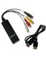 USB 2.0 Easy Cap Video Capture Adapter - Black. 