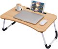 Laptop Desk for Bed,Portable Folding Lap Desk Bed Table Standing Work Table Bed Tray with Cup Holder. 