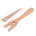 Fork Type Wooden Knitting Tools DIY Weaving for Bracelet Necklace Braided. 