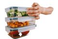 Plastic Container Set for Kitchen Use/ Storage box  with lids -  Airtight Leak Proof/Microwave saves/ Easy Snap Lock and BPA .Free Plastic Container ... 