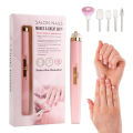 Online Karachi Rechargeable Salon Nails Kit Electronic Nail Filer, Buffer, Shiner, Cuticles and Nail Polish Remover, and Full Manicure and Pedicure Kit Machine. 