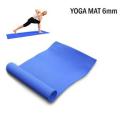 Yoga & Gym Mat - 6mm - Blue. 