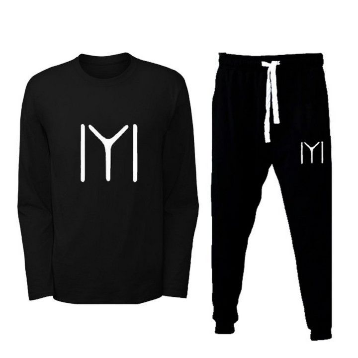 IYI Printed T shirt And Trouser New Design Track Suit Full sleeves T shirts Jogging Trousers Best Quality Top Tees For Men