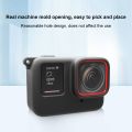 (Not a Camera) For Insta360 Ace Pro PULUZ Body Silicone Protective Case with Lens Cap (Black). 
