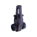 Curtain railing runner wheels, curtain rail track hook roller, drapery hook home curtain accessories brown color. 