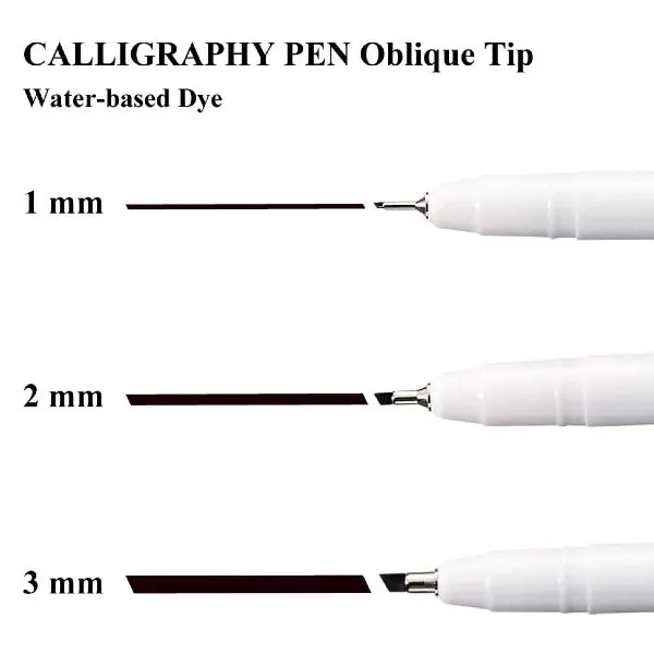 Zig%20Calligraphy%20Oblique%20Tip%20Pen%20%7C%20Black%20ink%20-%20Image%204