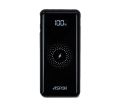 ASPOR A305 10000mAh 15W Wireless Charging Power Bank with 4 Cables | Wireless Power Bank | Wireless Portable Charger Support 3 Ways Charging Mobiles 2 USB fast charging QC22.5w +PD20W |  Wired Power Bank | power Bank | wireless |. 