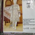 3 piece (unstitched) zarnish collection. 