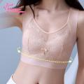 Muses Mall Sports Bra Padded Seamless Lace Splicing Women Vest Bra Top. 