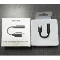 SAMSUNG - Type-C 3.5mm Headphone Cable, USB to 3.5mm AUX Adapter, for SAMSUNG Galaxy Note 10 Plus 10 A90 A80 A60 A8S. 