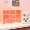 Sundries Box Multi-purpose DIY Mini Stickers Jewelry Organizer Box Set. 