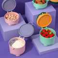 Baby Milk Powder Container: Stack, Scoop, and Store with Ease!. 